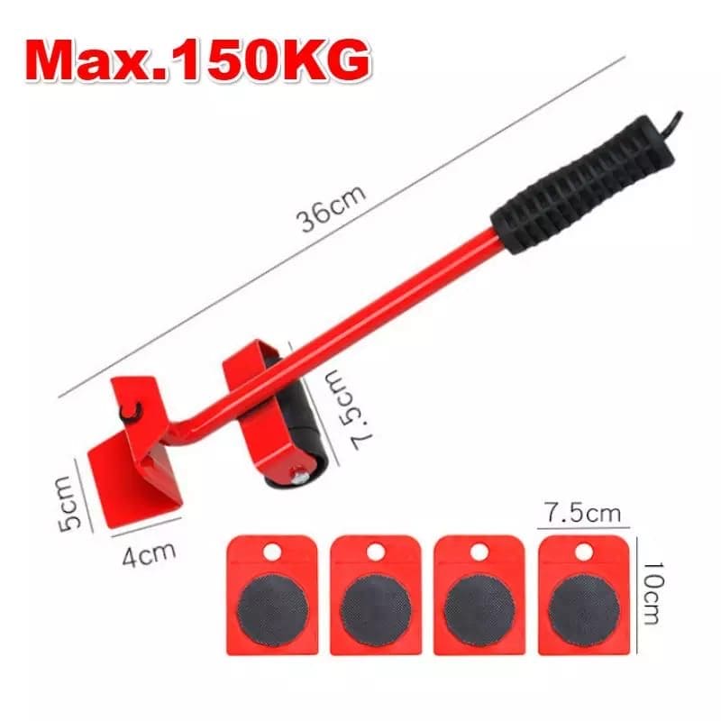 Set Of 5 Heavy Duty Furniture Lifter Transport Tool Set, Heavy Furniture Moving Tool Set, Flexible Mover Sliders Kit, Moving Roller Kit Set Of 5 Heavy Duty Furniture Lifter Transport Tool Set, Heavy Furniture Moving Tool Set, Flexible Mover Sliders Kit, Moving Roller Kit